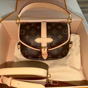 Louis Vuitton Dark Brown Monogram Crossbody Bag